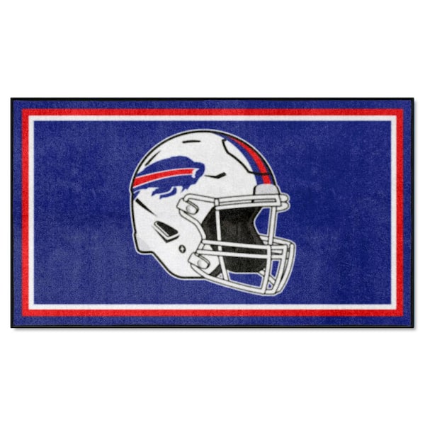 FANMATS Buffalo Bills Blue 3 ft. x 5 ft. Plush Area Rug