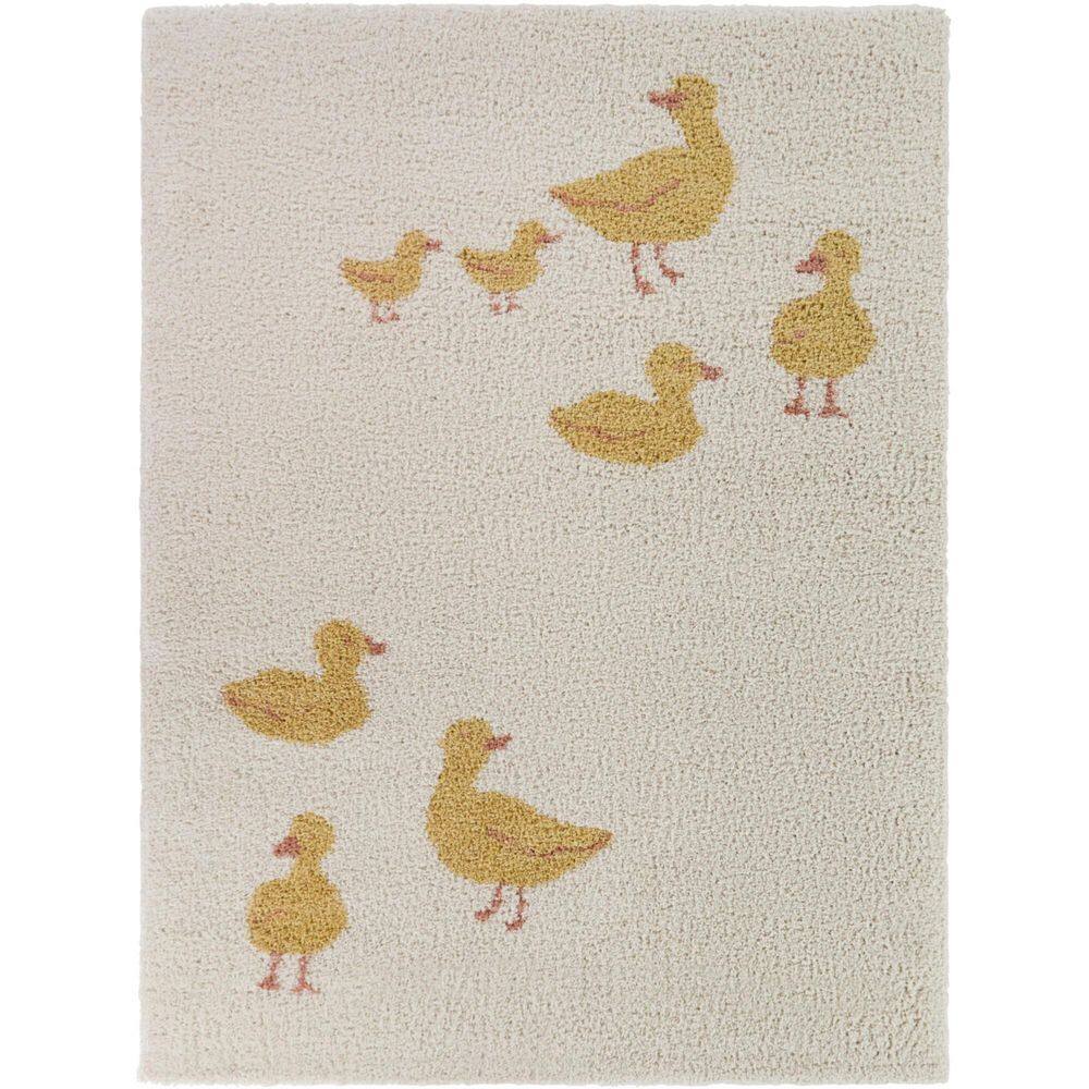 BALTA Ferenc Yellow 5 ft. x 7 ft. Youth Ducks Area Rug 3145405