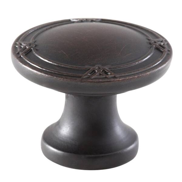 30 Oil Rubbed Bronze 1 1/4" Ribbon & Reed Round Knobs free shipping 