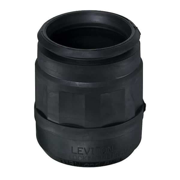 Leviton Weather Resistant Boot for 20/30 Amp 3-Wire Straight or Locking Plug, Black