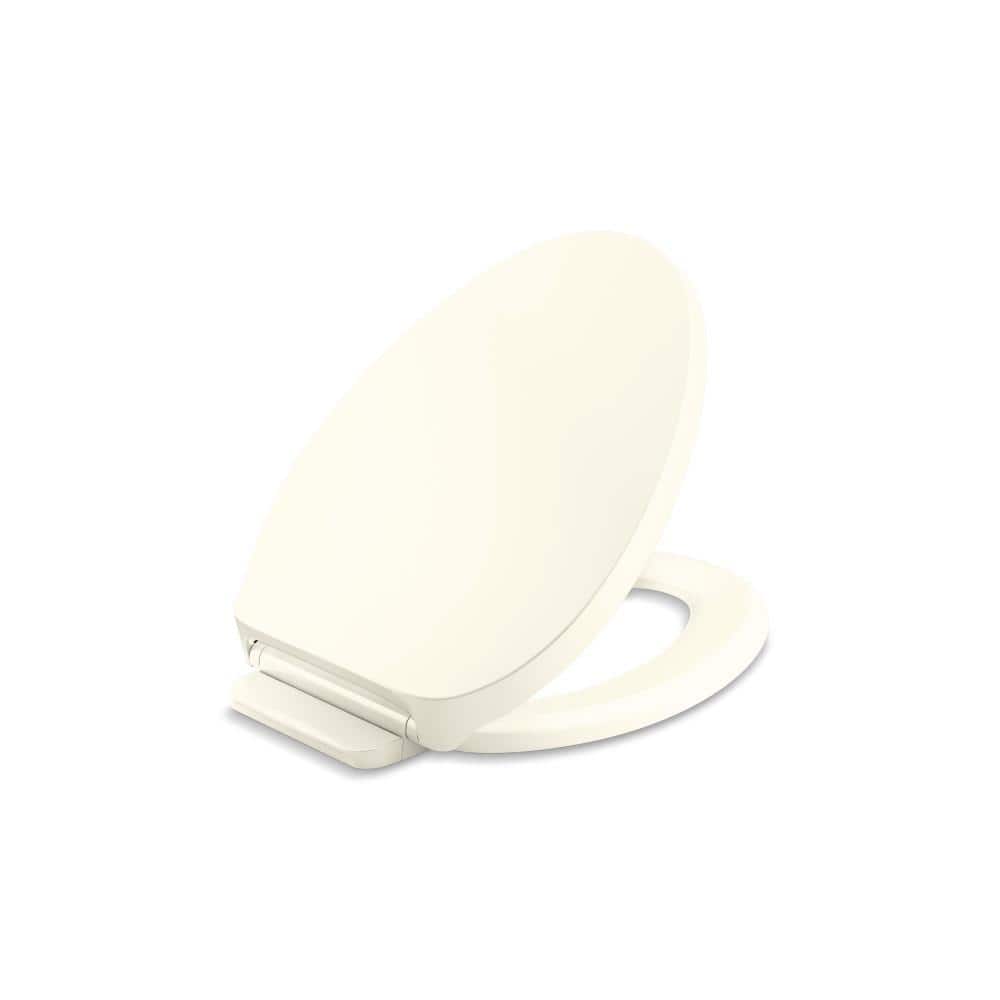 KOHLER Drift ReadyLatch Elongated QuietClose Front Toilet Seat in