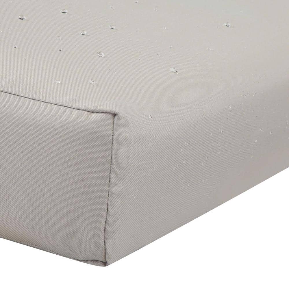 Ravenna Mushroom Water-Resistant Outdoor Patio Seat Cushion