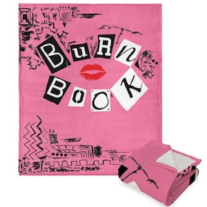 Mean Girls Burn Book Silk Touch Sherpa Multi-Colored Throw Blanket