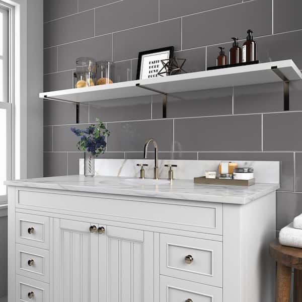 Restore Dove Gray 8 in. x 24 in. Glazed Ceramic Wall Tile (13.3 sq. ft./Case)
