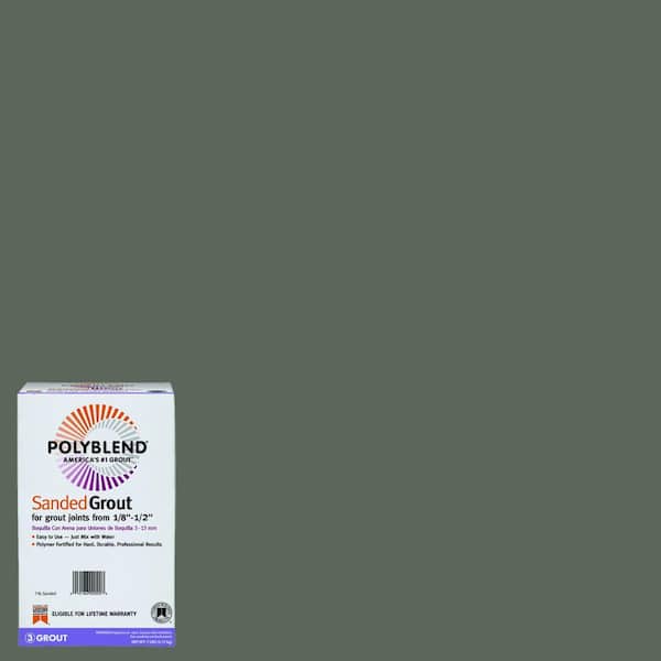 Custom Building Products Polyblend #09 Natural Gray 7 lb. Sanded Grout