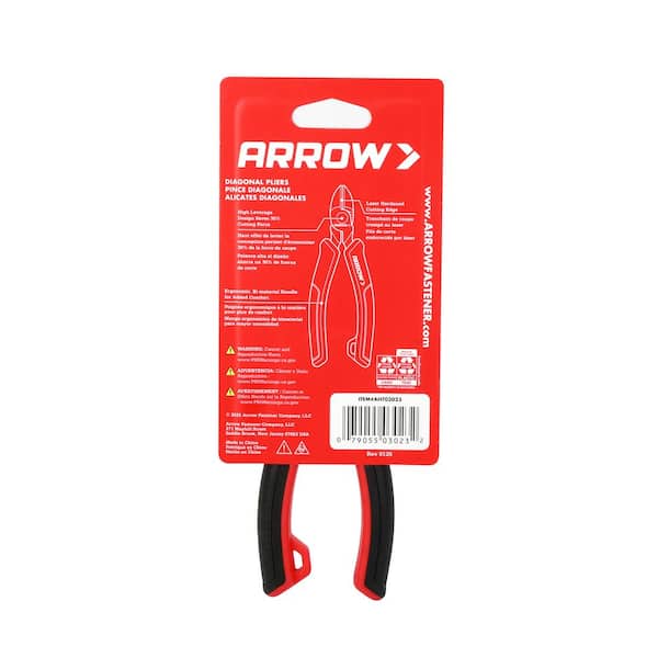 Arrow Fastener 6in. Diagonal Cutting Plier AHT03023 - The Home Depot