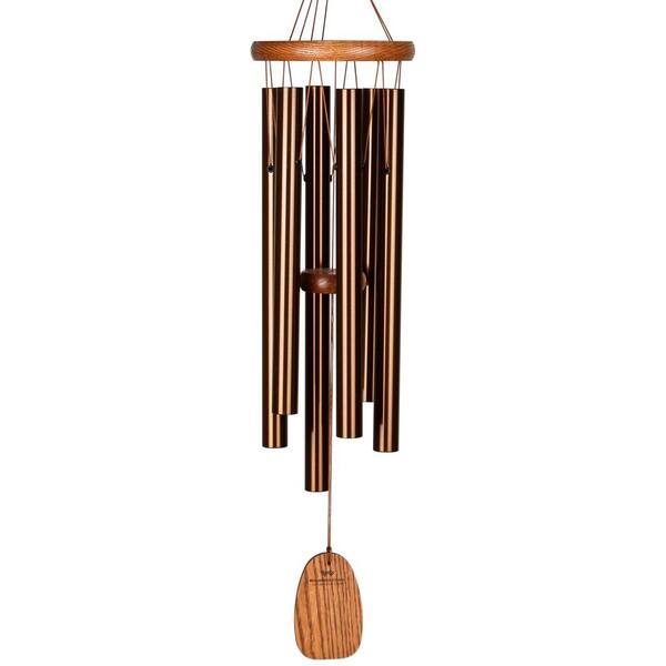 WOODSTOCK CHIMES Signature Collection, Amazing Grace Chime, Medium 24 in. Bronze Wind Chime