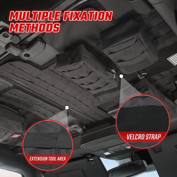 MAIKER 2-Piece Roof Liner & Storage Organizer For 2021 - View #8