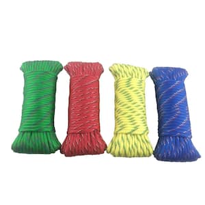 1/8 in. x 50 ft. Assorted Color Paracord Rope