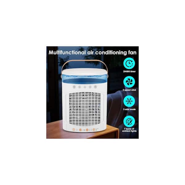 Adrinfly Portable Air Conditioner Cools Small Areas Sq. Ft. with