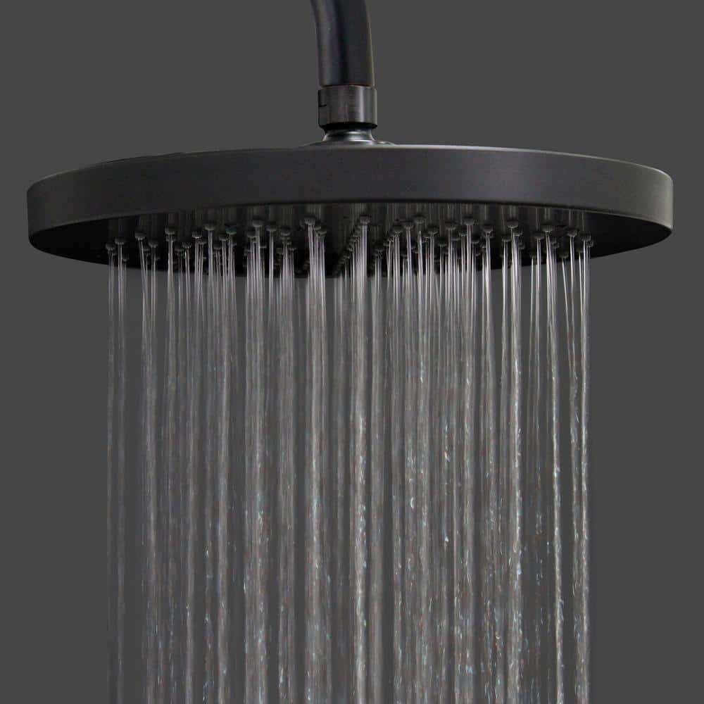 10-inch Rubbed Bronze Round Rain Shower Head