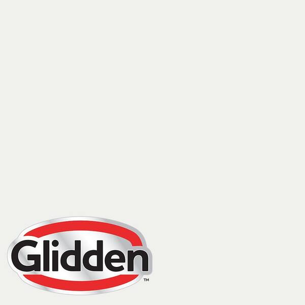 Glidden Essentials 1 gal. #HDGY56 White On White Semi-Gloss Exterior Paint