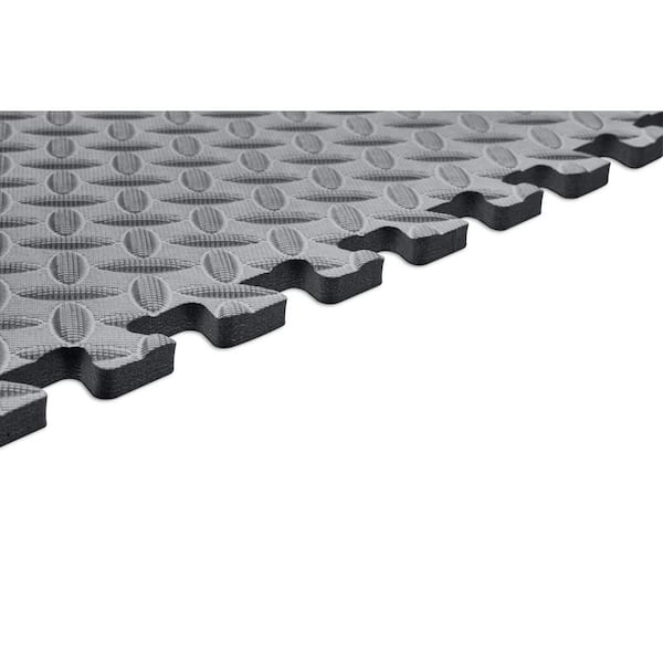 Meister X-Thick 1.5 Interlocking 10 Tiles Gym Floor Mat - Gray