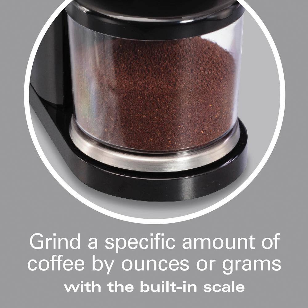Hamilton Beach Stainless Steel Electric Burr Coffee Grinder