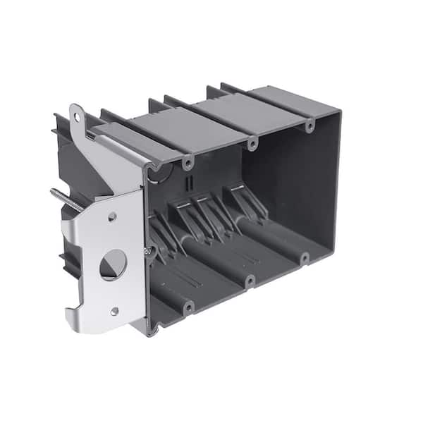 3-Gang 107.1 cu. in. Square PVC New Work Electrical Adjustable Boxes (32-Case)