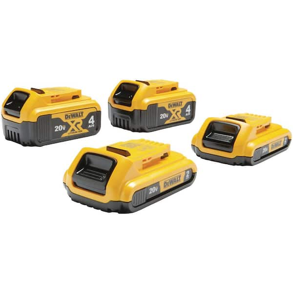 DEWALT 20V MAX Compact Lithium-Ion 2.0Ah Battery Pack (2 Pack) and