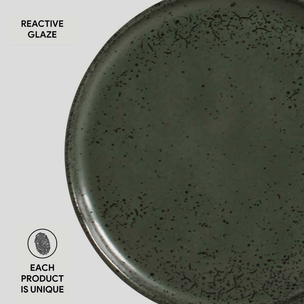 Greenery 6.1'' Porcelain Round Bread Plate
