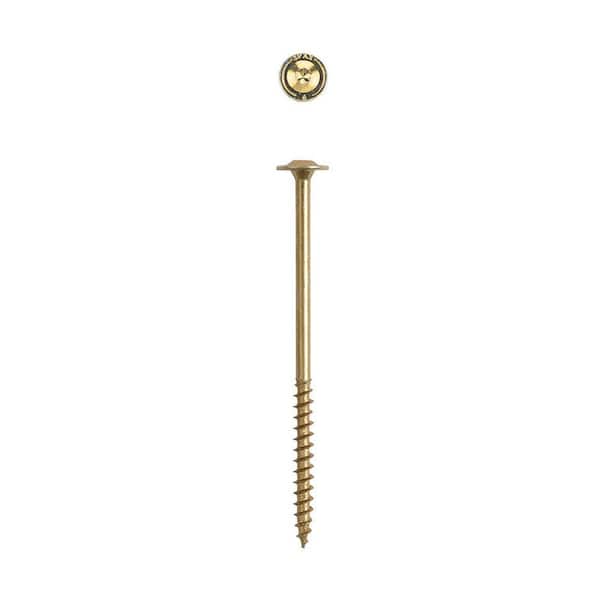 1/4 in. x 6 in. Interior Washer Head Structural Wood Lag Screws Powerlags Torx T-Star (50 Each) Bit Included