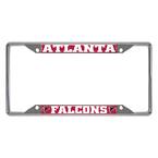 NFL - Atlanta Falcons Chromed Stainless Steel License Plate Frame