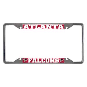 NFL - Atlanta Falcons Chromed Stainless Steel License Plate Frame
