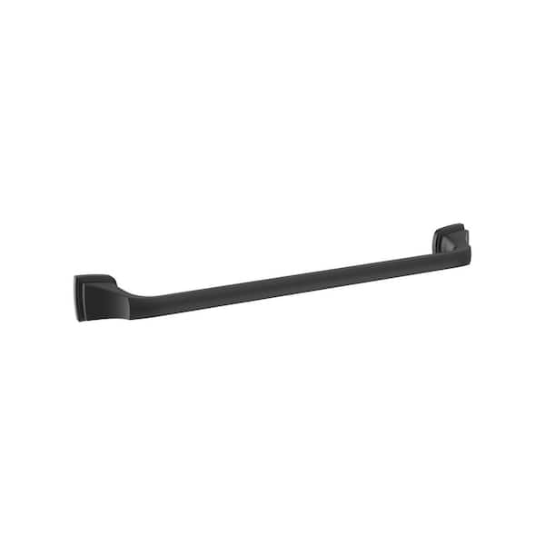 Amerock Revitalize 18 in. (457 mm) L Towel Bar in Matte Black