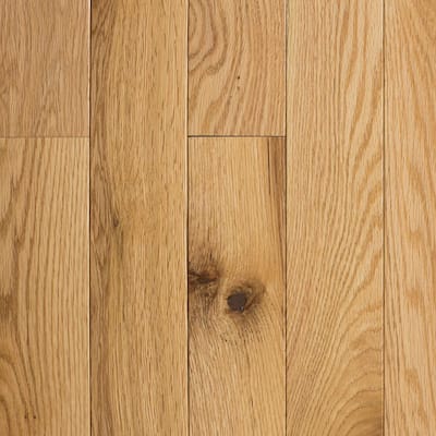 Red Oak Solid Hardwood Hardwood Flooring The Home Depot