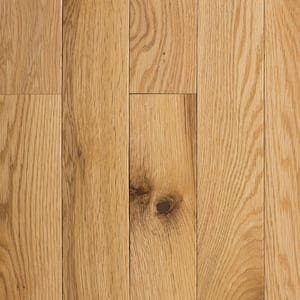 Red Oak Natural 3/4 in. Thick x 2-1/4 in. Wide x Random Length Solid Hardwood Flooring (24 sq. ft./Case)