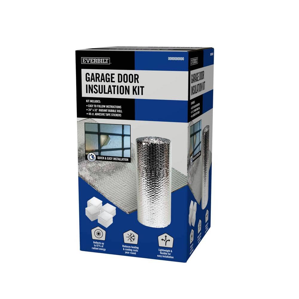 24 in. x 32 ft. Radiant Barrier Garage Door Insulation Kit