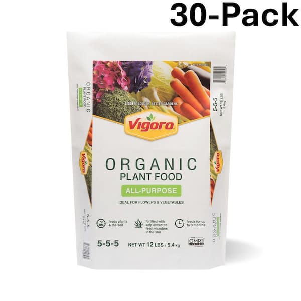 12 lb. Organic All Purpose Plant Food 5-5-5 (30-Pack)