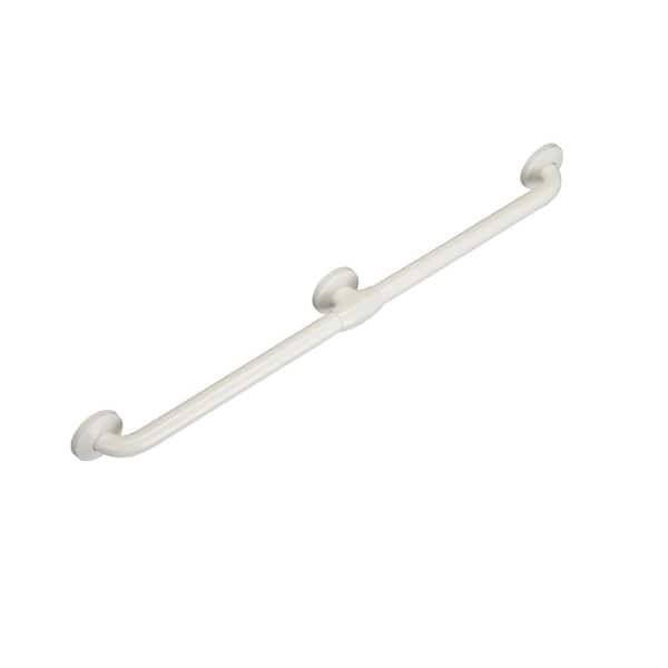 Unbranded White Bariatric 18 " Antimicrobial Vinyl Coated Grab Bar