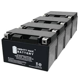 YTZ10S 12V 8.6AH Replacement Battery compatible with EverStart ES-TZ10S - 4 Pack