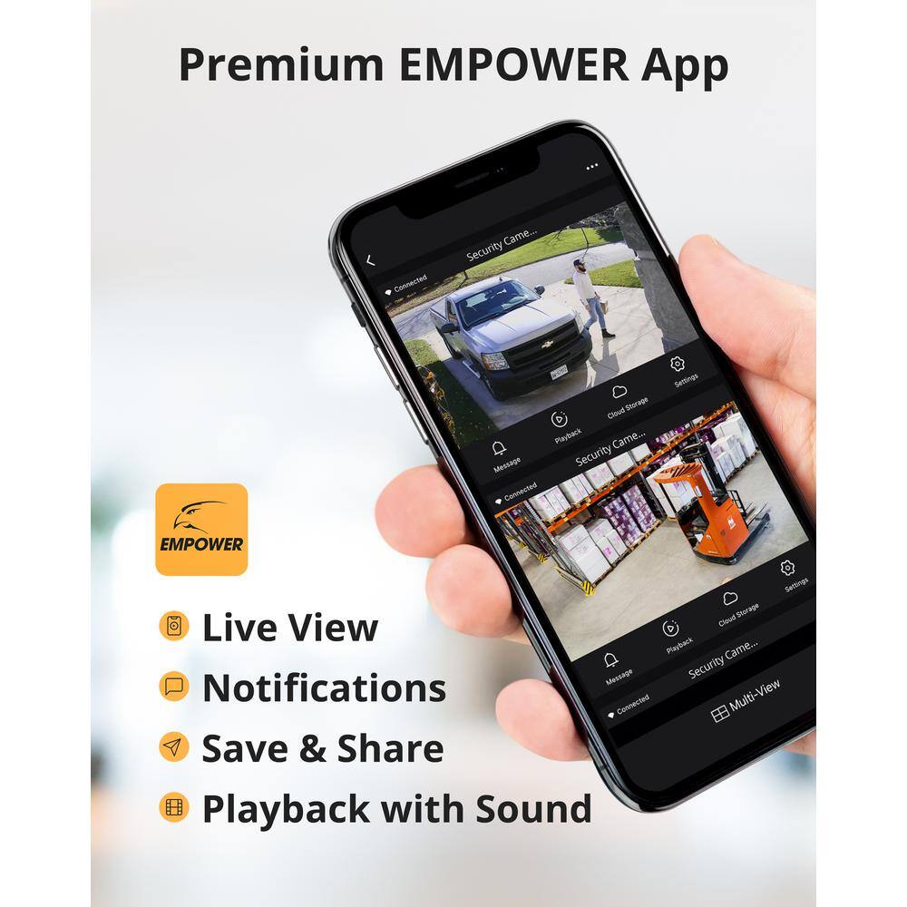 Buy Sentinel 4K Ultra HD Wired NVR 4 Channel Security Camera System