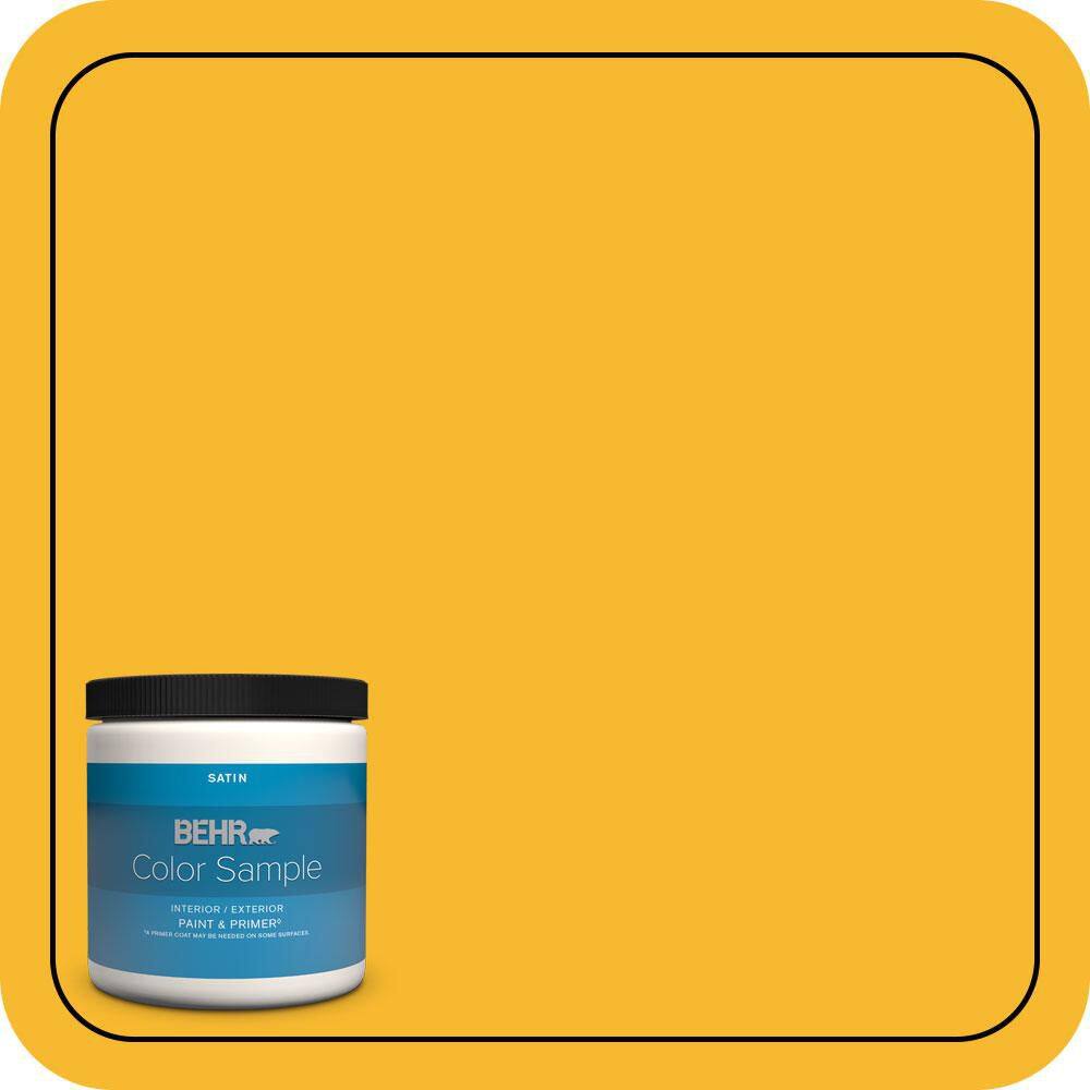 8 oz. Home Decorators Collection #HDC-MD-02A Yellow Groove Satin Enamel Interior/Exterior Paint & Primer Color Sample price history on PriceWatchPro