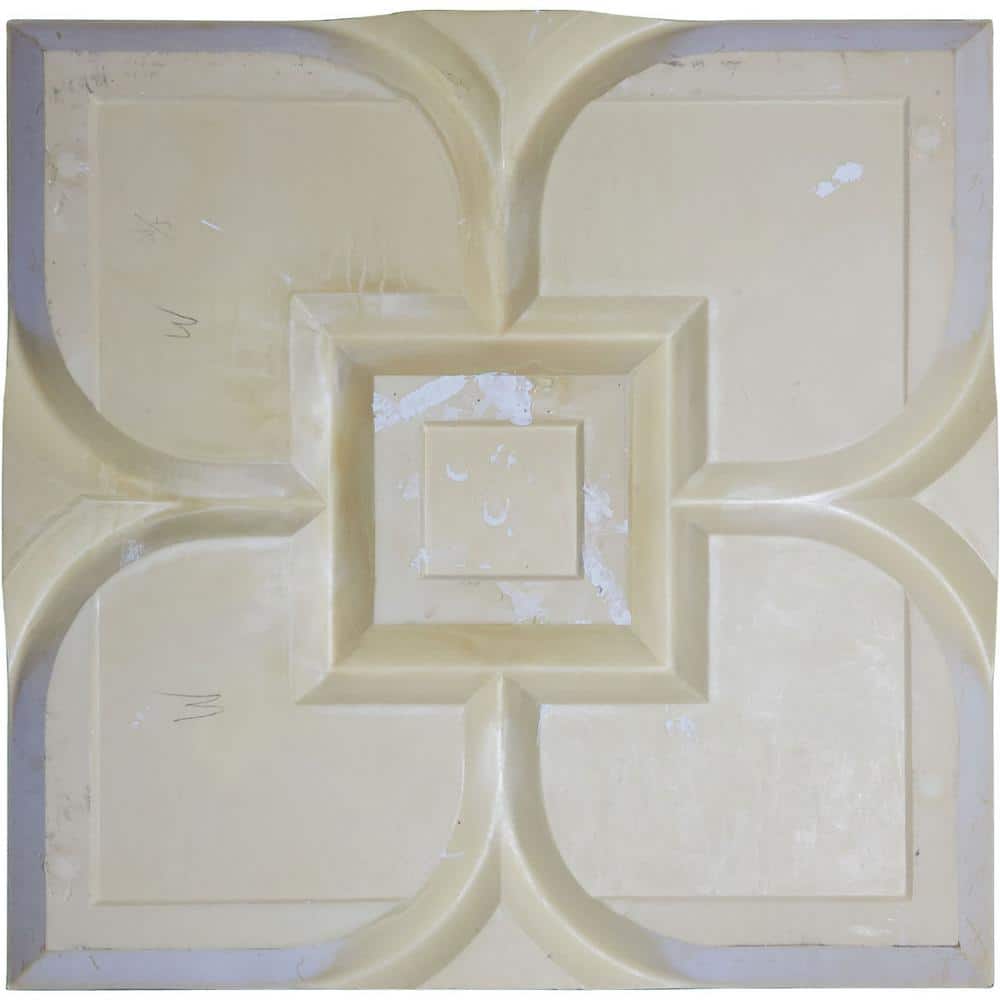 Elegant Fleur-de-lis 31.5'' White Urethane Ceiling Medallion