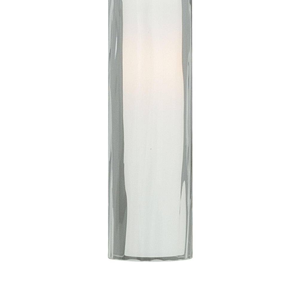Satin Nickel Mini Pendant with Frosted Glass Shade