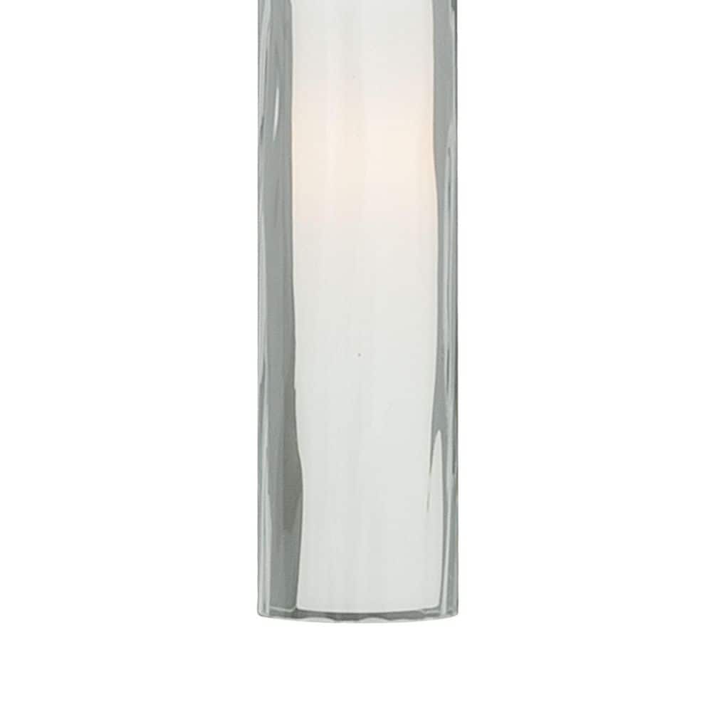 Satin Nickel Mini Pendant with Frosted Glass Shade