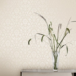 Annecy Linen Non Woven Unpasted Removable Strippable Wallpaper