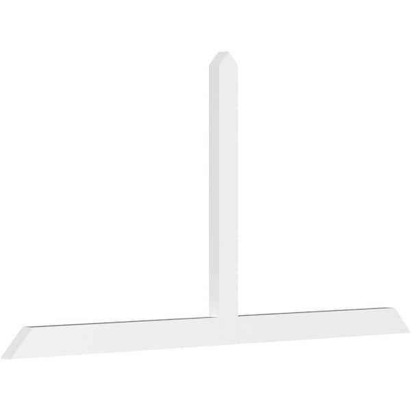 Ekena Millwork Portland 84 in. W x 42 in. H x 2 in. D Signature Polyurethane Bracket