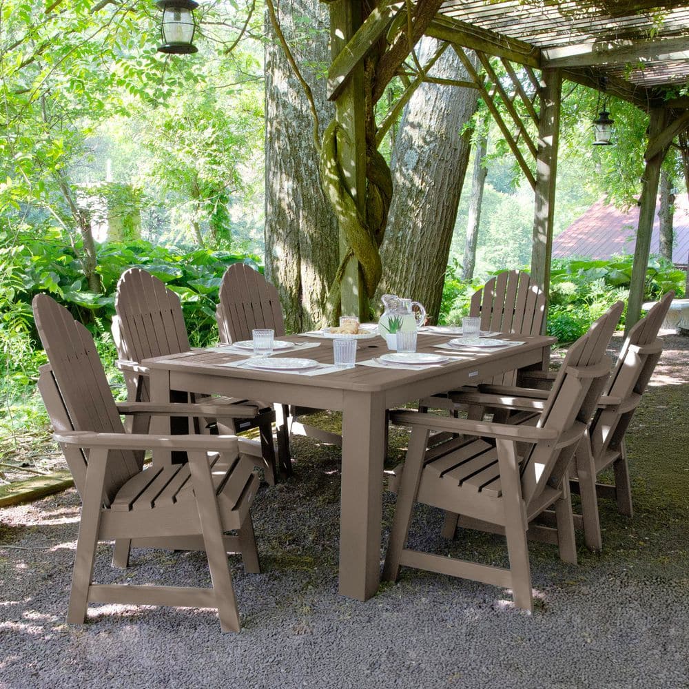 Hamilton 7-Piece Rectangular Plastic Outdoor Dining Set 72 in. x 42 in. price history on PriceWatchPro