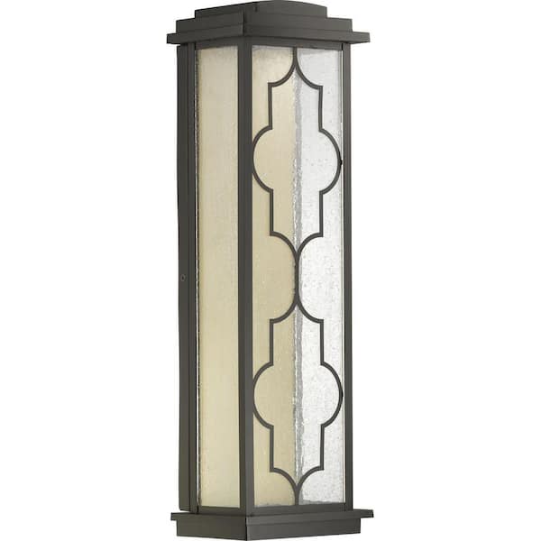 Progress Lighting Northampton 9 Watt Architectural Bronze 22 in. Outdoor Integrated LED Wall Lantern Sconce