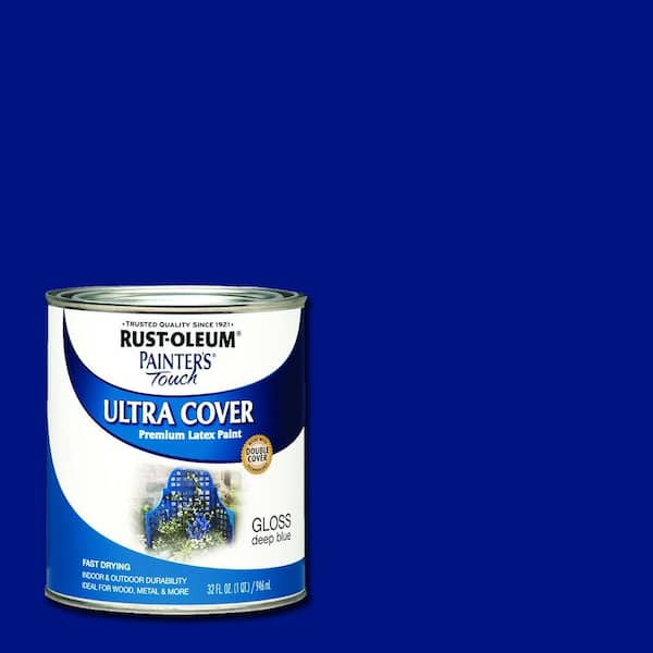 Rust-Oleum Painter's Touch 32 oz. Ultra Cover Gloss Deep Blue General Purpose Paint (Case of 2)
