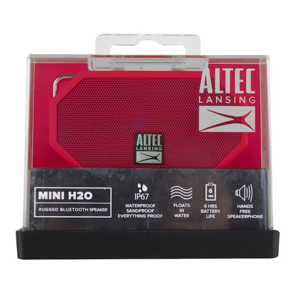 Altec Lansing Mini H20 Bluetooth Speaker IMW257-DR-HD The Home Depot
