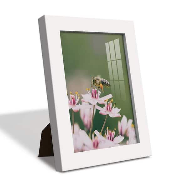 Wexford Home Textured 5 in. x 7 in. White Picture Frame (Set of 6)