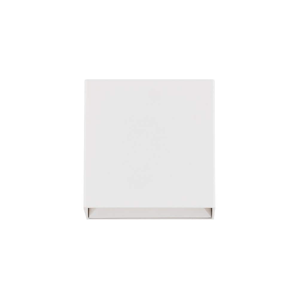 Modern Rectangular White LED Flush Mount Wall Sconce