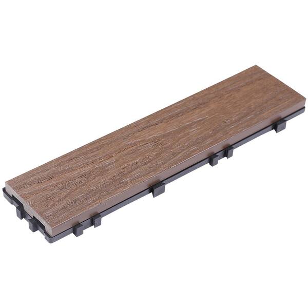 ベンチ NewTechWood UltraShield Naturale 3 in. x 1 ft. Quick