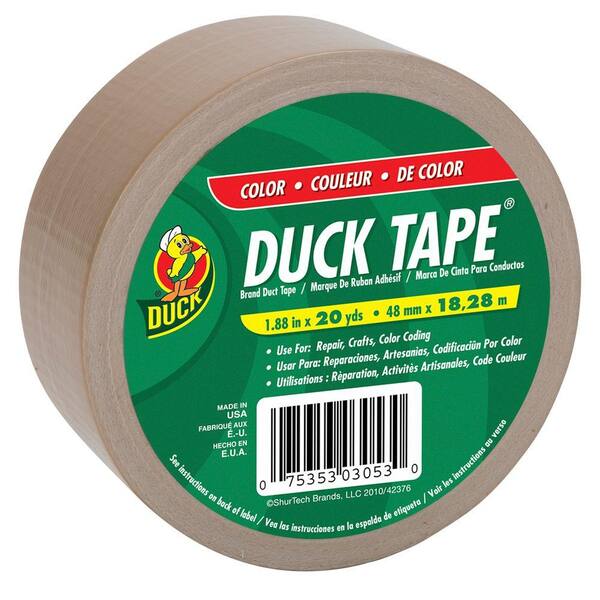 Duck 1.88 in. x 20 yds. Beige Duct Tape