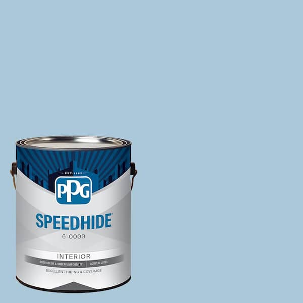 SPEEDHIDE 1 gal. PPG1157-3 Sonata Semi-Gloss Interior Paint