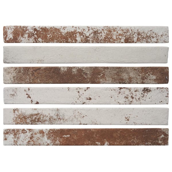 Ivy Hill Tile Scotch White 1.88 in. x 17.71 in. Matte Porcelain