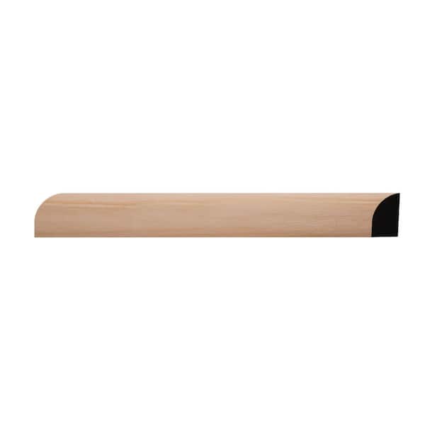 Ekena Millwork WM129 0.44 in. D x 0.69 in. W x 6 in. L Wood (Cherry) Baseboard Moulding Sample