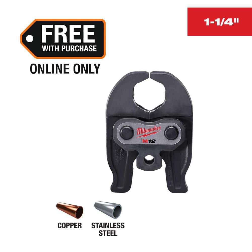 Milwaukee M12 Force Logic 1-1/4 in. Press Tool Jaw 49-16-2453